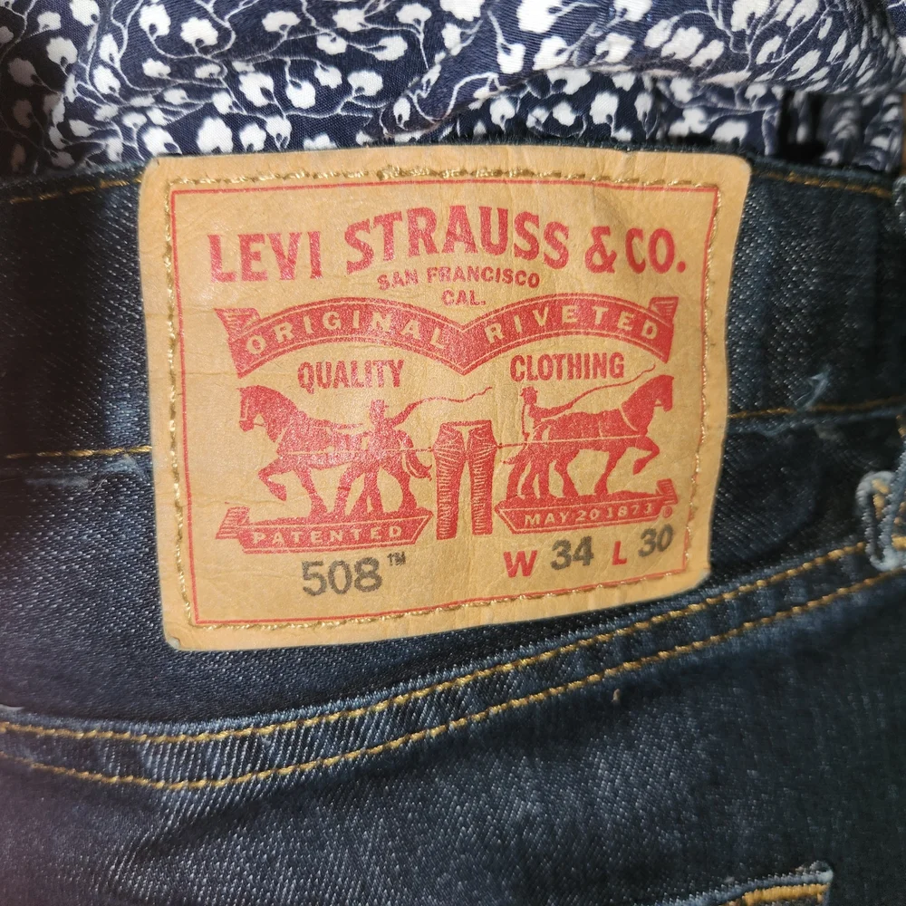 Levi 508 - 34X26 (Custom Tailored Length and Tapered) Skin Head/MOD Jeans - Picture 2 of 7